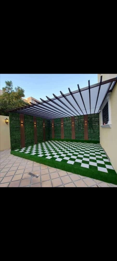 مظلات حدائق ومسابح وجلسات خارجية في الرياض – خامات عالية الجودة